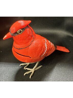 Garden Party Bird with Sound - Red Cardinal - Motion Activated
